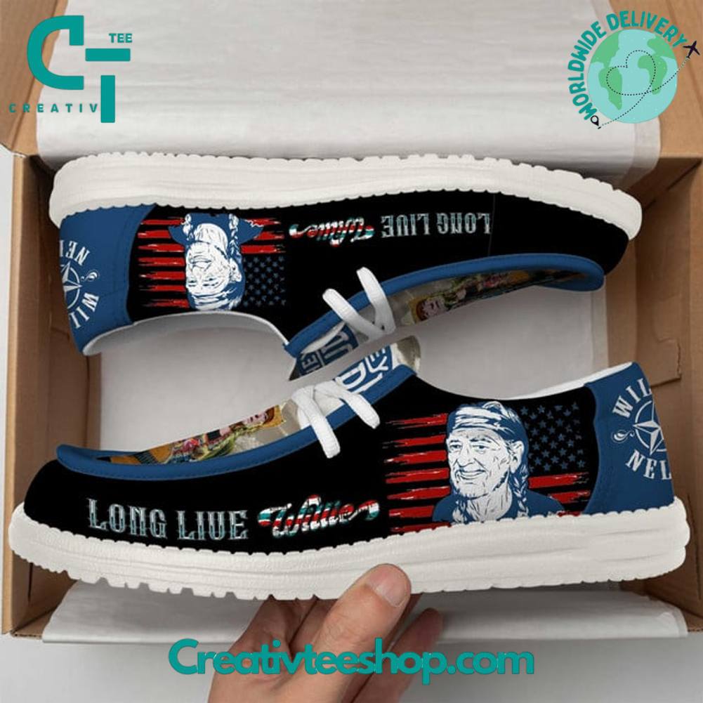 Willie Nelson “Love Live Willie” Special Loafer Shoes