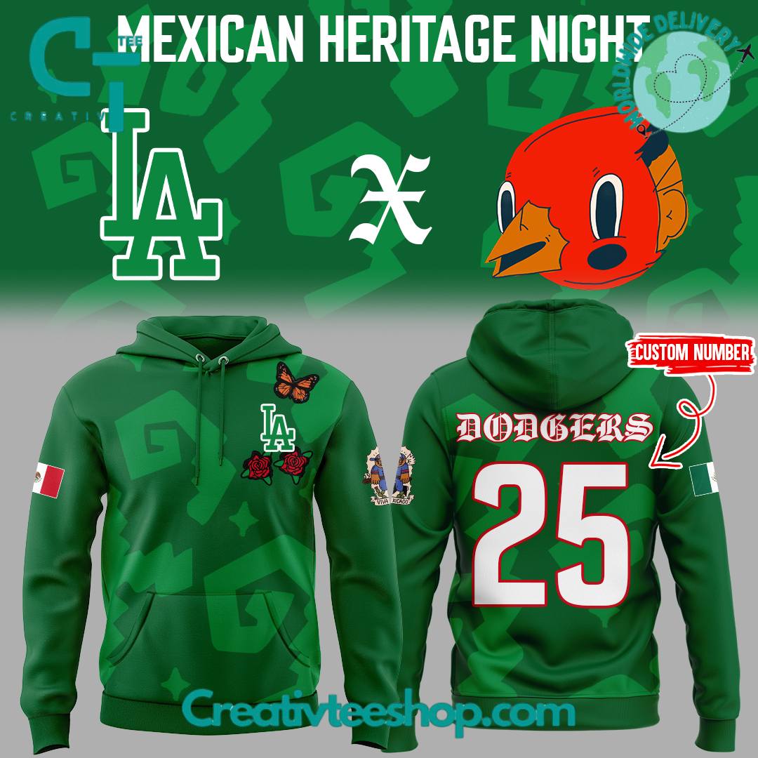 Los Angeles Dodgers Mexican Heritage Night ‘Viva Xicago’ Personalized Hoodie