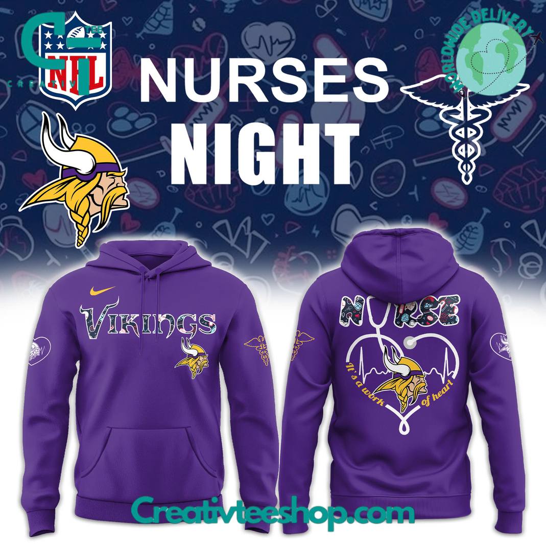 Minnesota Vikings Nurses Appreciation Special Hoodie