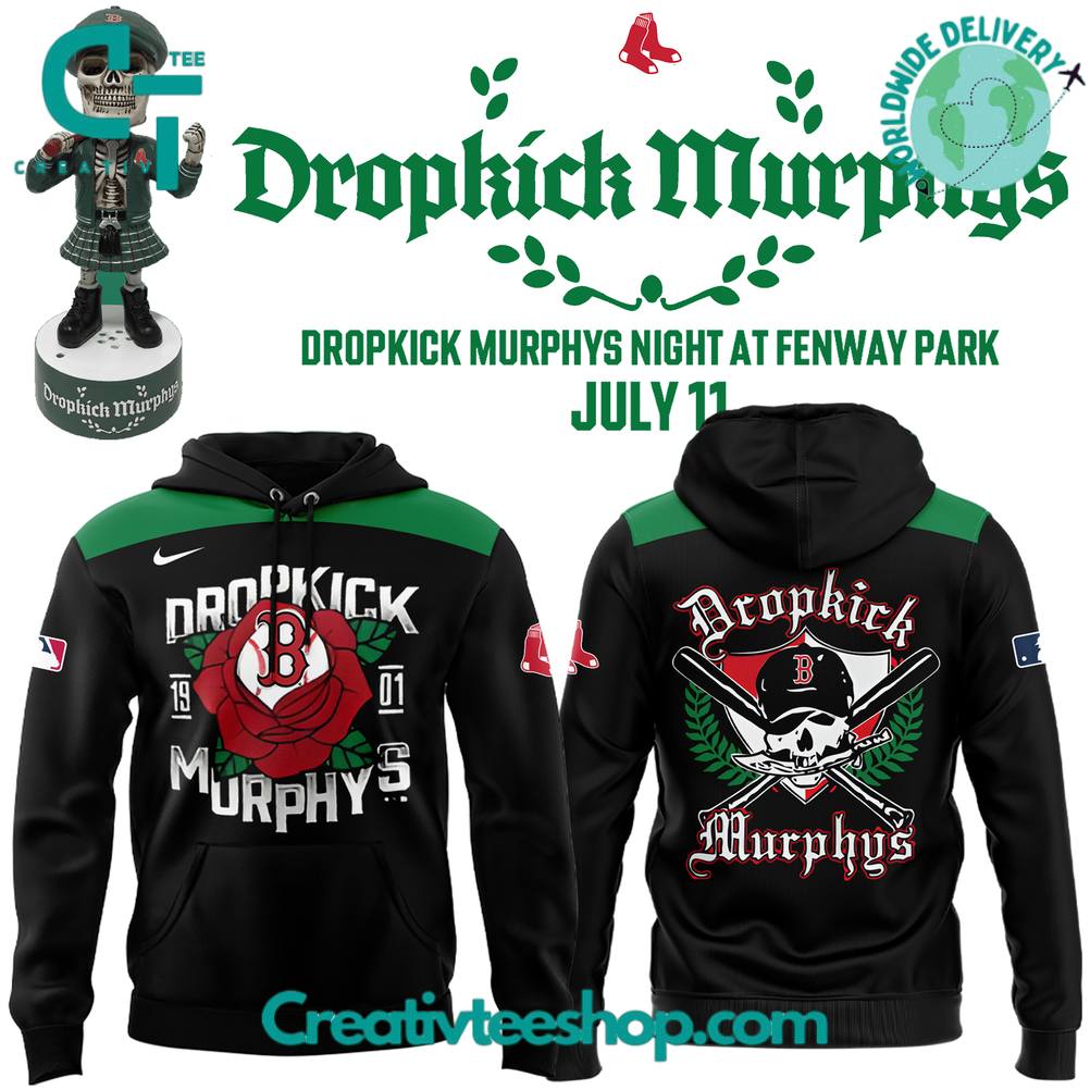 Boston Red Sox x Dropkick Murphys Night 2025 Special Hoodie