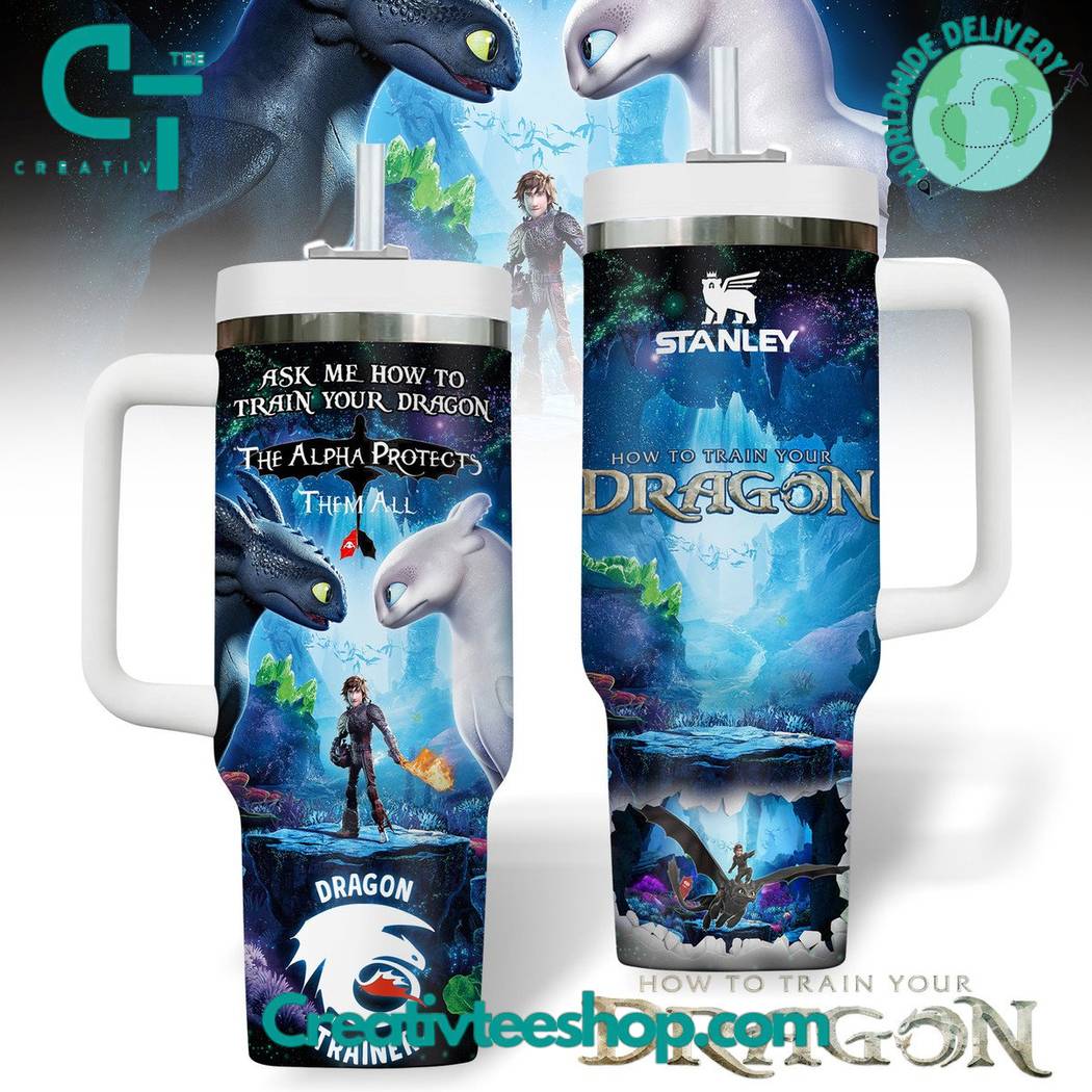 How To Train Your Dragon Special Tumbler 40oz with Handle
