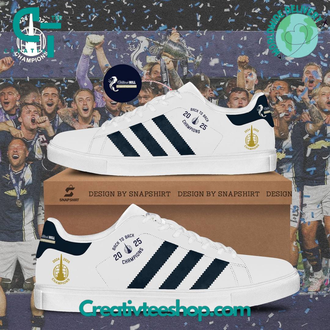 Falkirk FC Back to Back Champions 24/25 Stan Smith Shoes