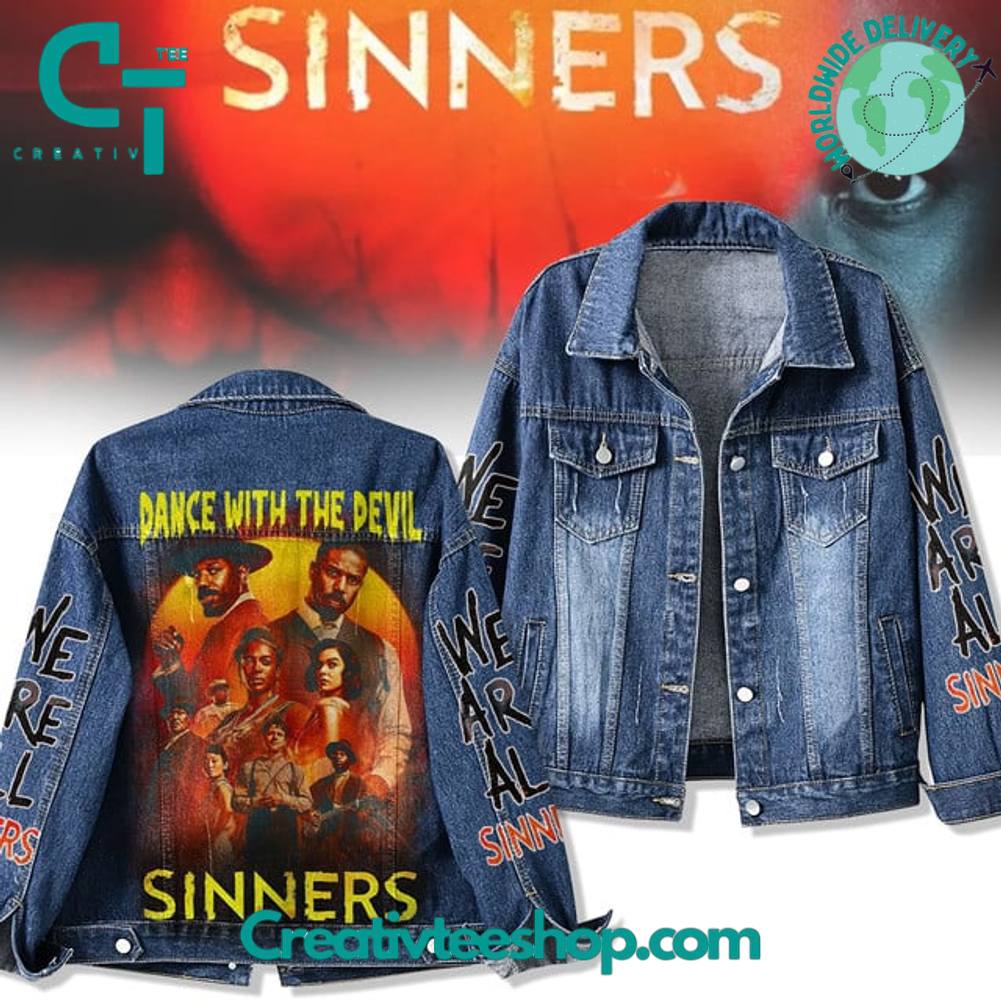 Sinners “Dance with the Devil” Denim Jacket