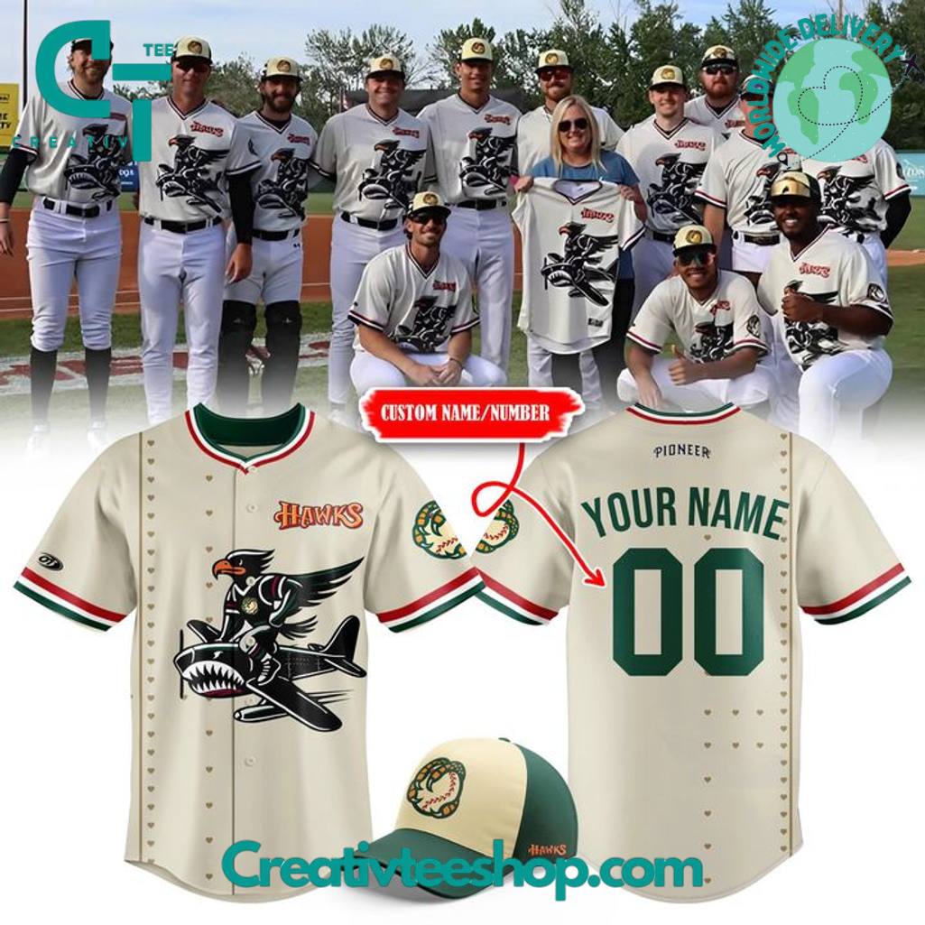 Boise Hawks x Military Appreciation Personalized Baseball Jersey