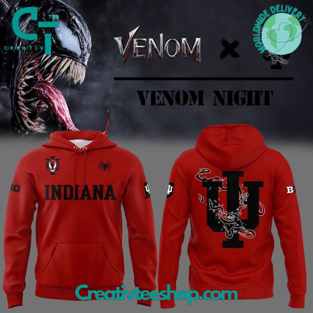 Indiana Hoosiers x Venom Special Hoodie