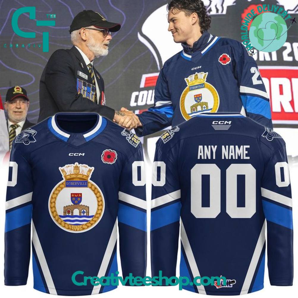 Rimouski Oceanic Memorial Cup Personalized Hockey Jersey