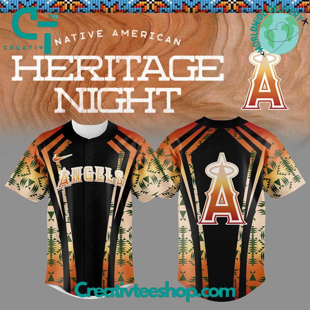 Los Angeles Angels Native American Heritage Special Baseball Jersey