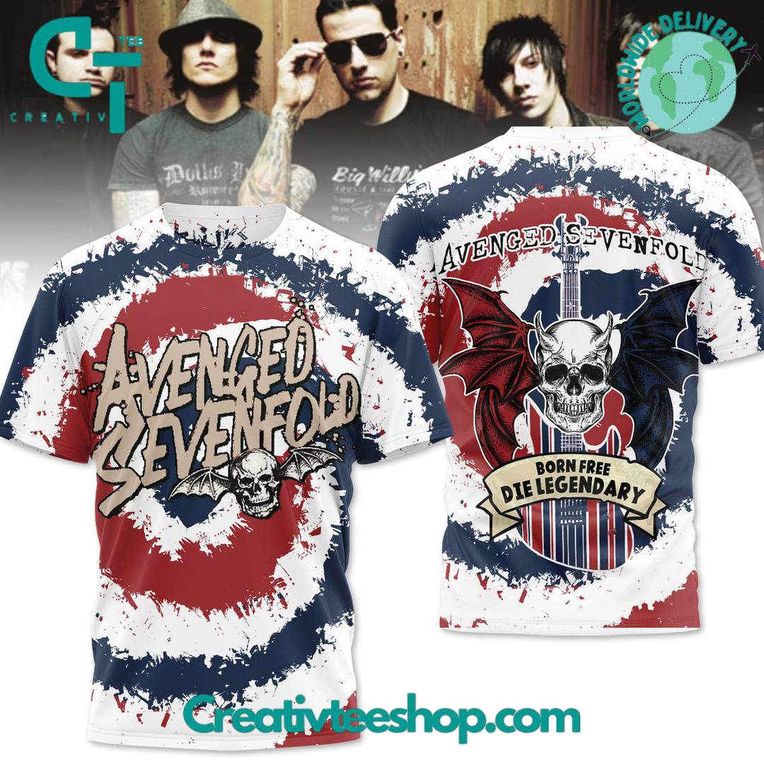 Avenged Sevenfold “Born Free Die Legendary” Special Tee
