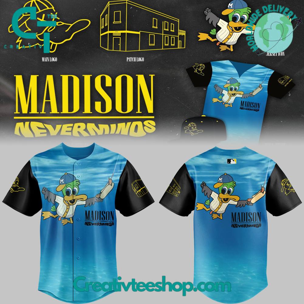 Madison Mallards “Madison Neverminds” Limited Edition Baseball Jersey