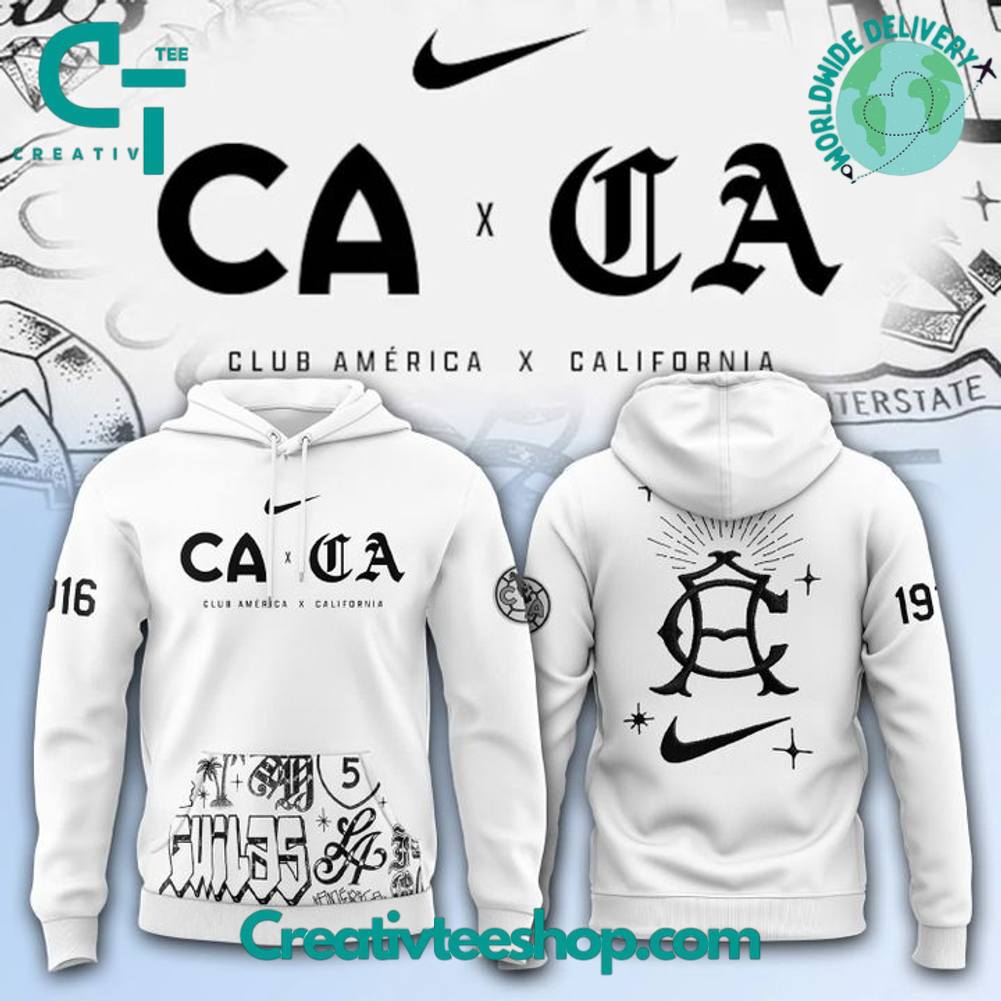 Club America x California Special White Hoodie