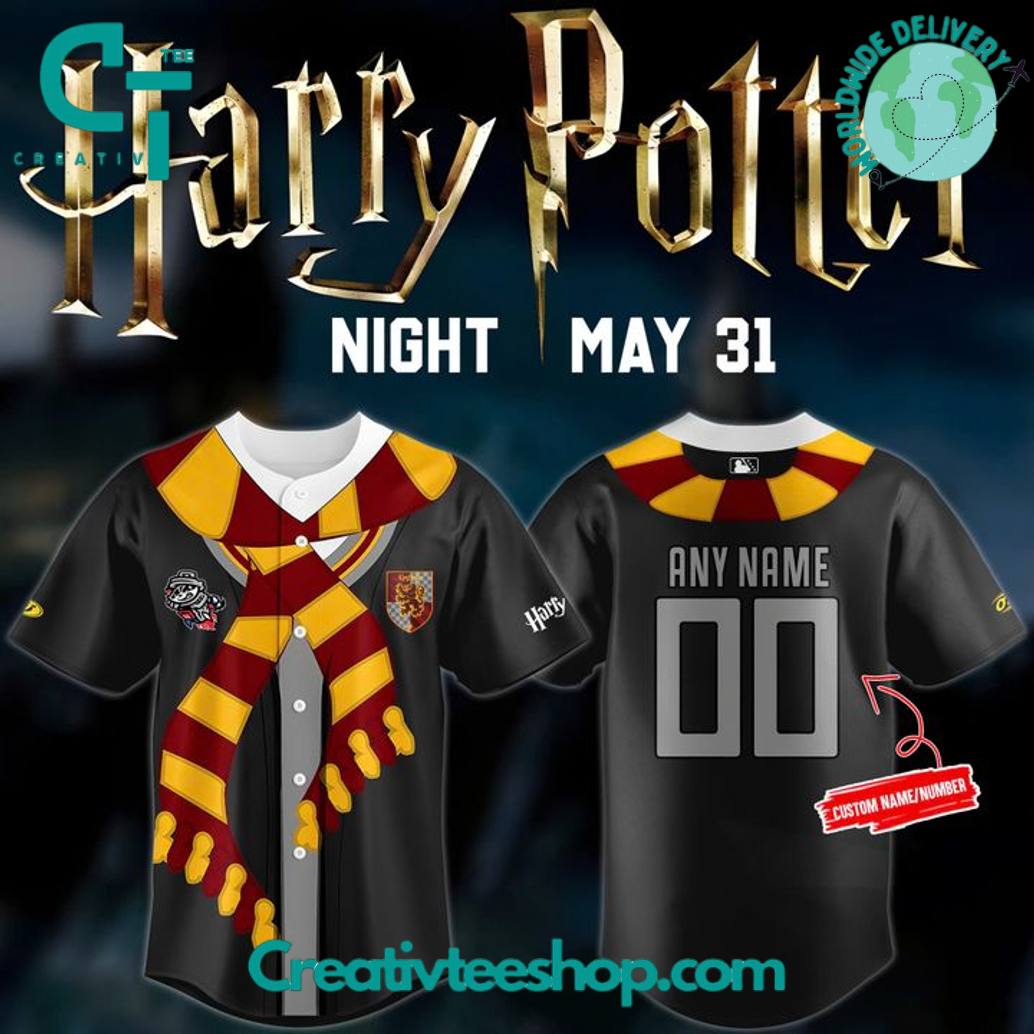 Rocket City Trash Pandas x Harry Potter Night 2025 Personalized Baseball Jersey