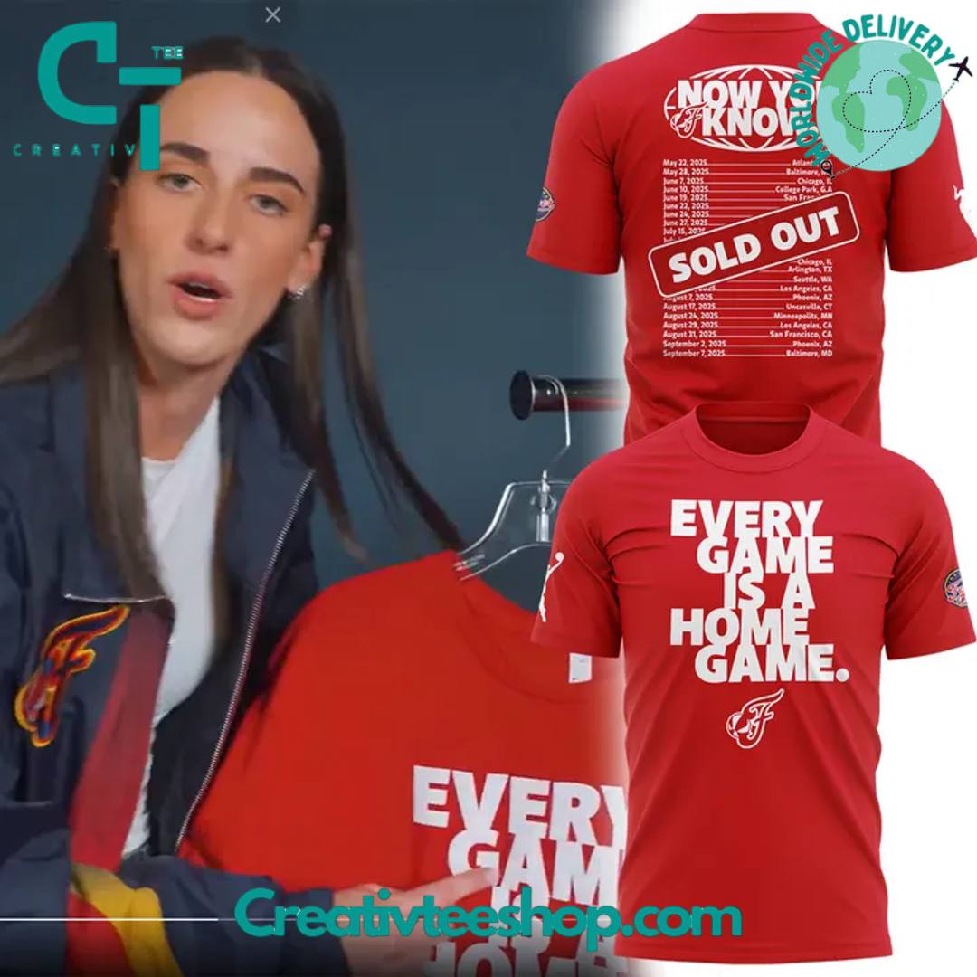 Indiana Fever SOLD OUT Tour 2025 Limited Edition Red Tee