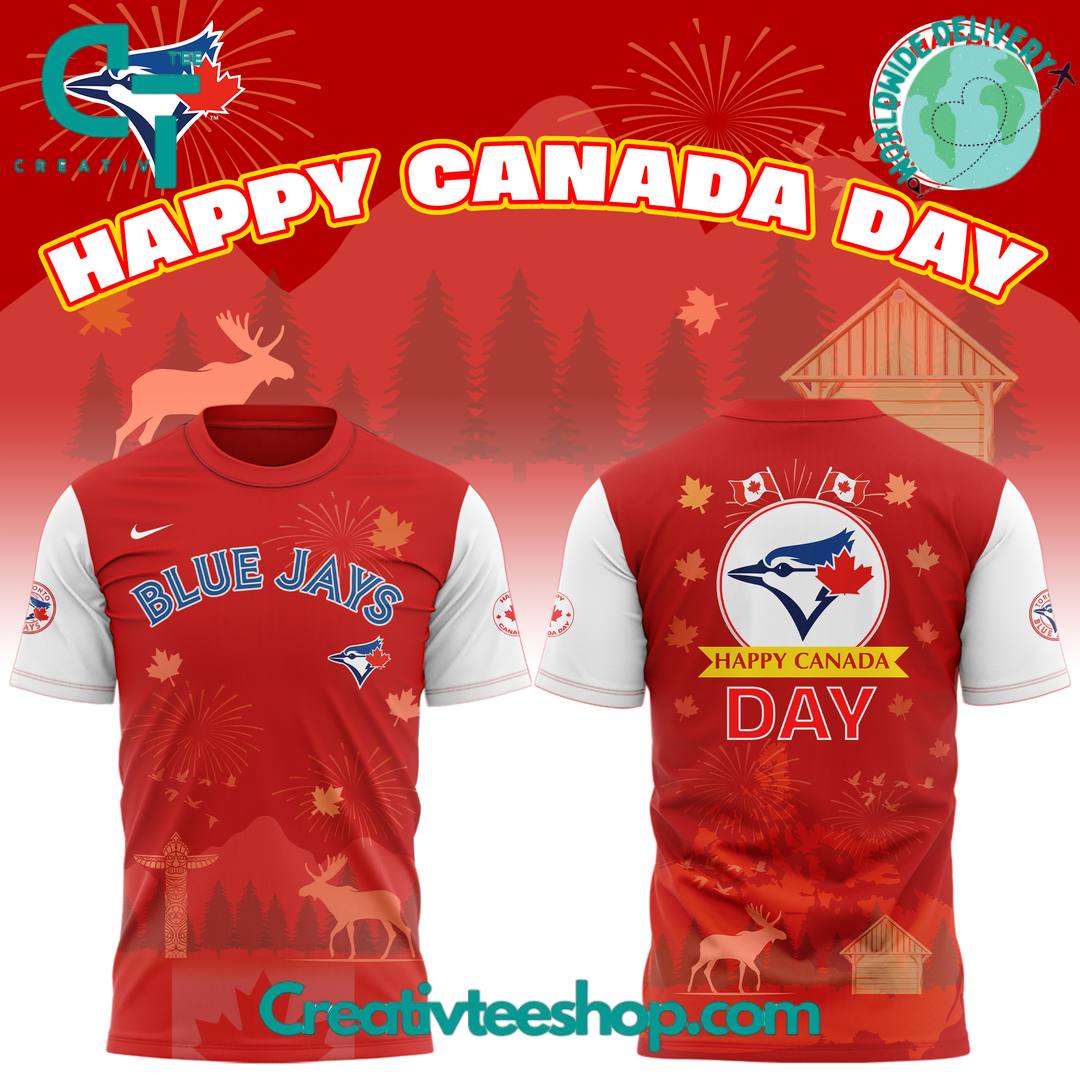 Toronto Blue Jays x Happy Canada Day 2025 Special Tee