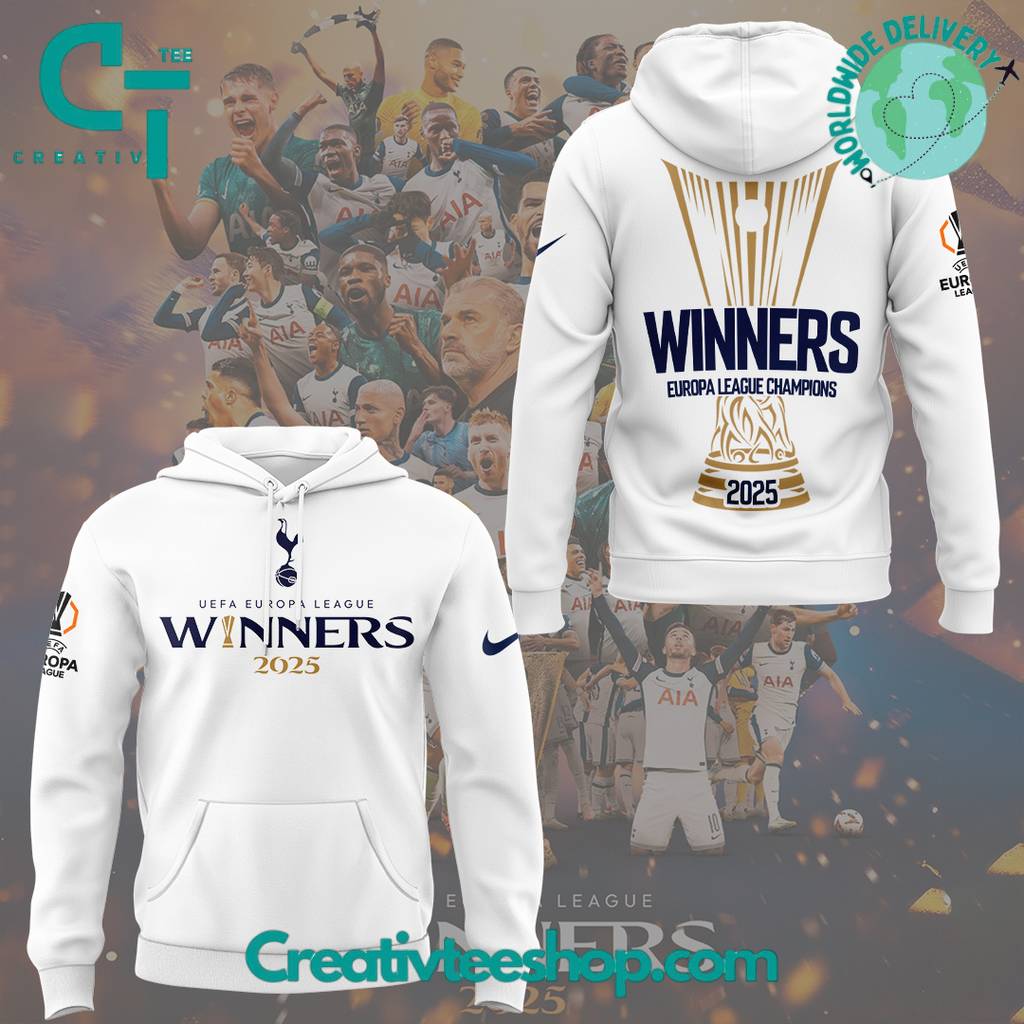 Tottenham Hotspur UEFA Europa League Champions 2025 Special Hoodie