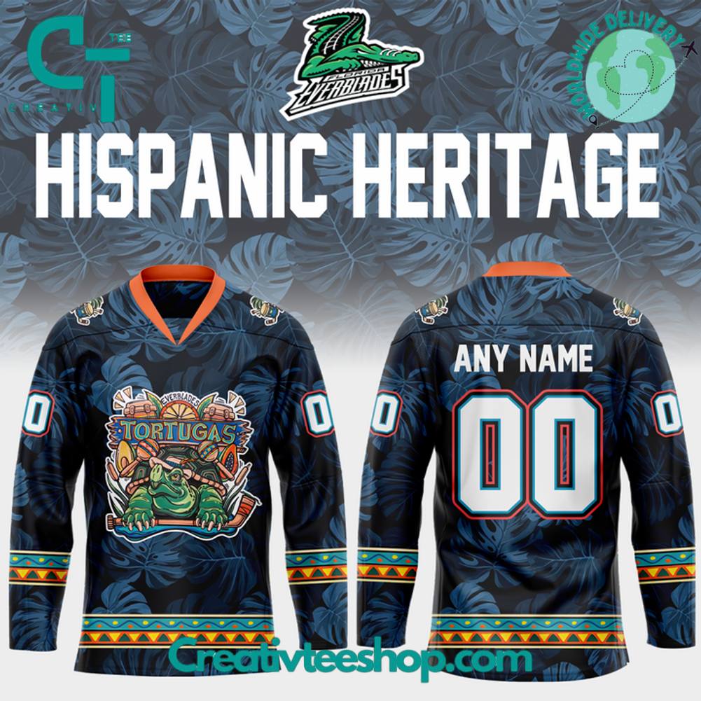 Florida Everblades Hispanic Heritage 2025 Personalized Hockey Jersey