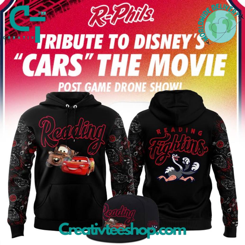 Reading Fightin Phils x Cars Movie Special Hoodie