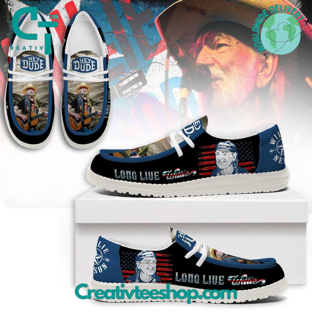 Willie Nelson “Love Live Willie” Special Loafer Shoes