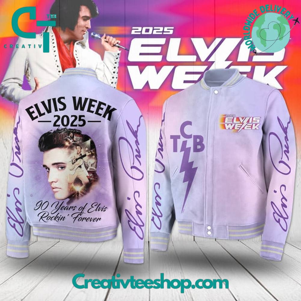 Elvis Presley “Elvis Week” 2025 Baseball Jacket