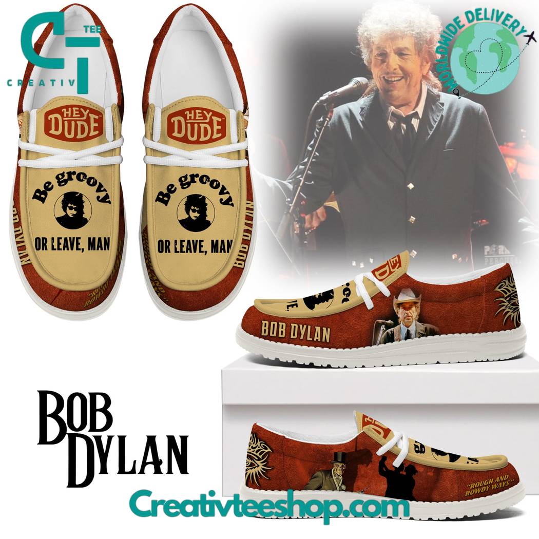 Bob Dylan “Be Groovy or leave, Man” Loafer Shoes