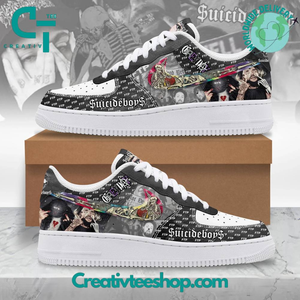Suicideboys FTP Grey Day Special Air Force 1 Sneaker