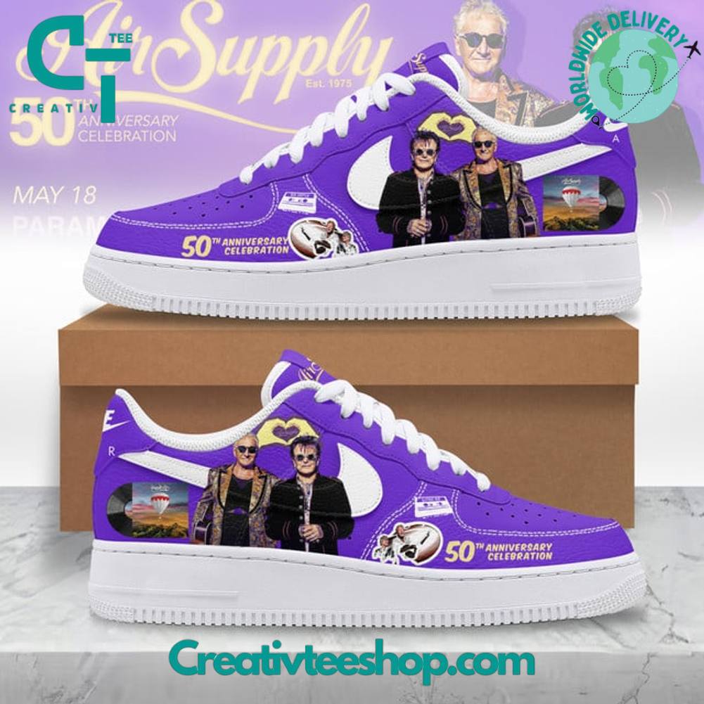 Air Supply 50th Anniversary Special Air Force 1 Sneaker