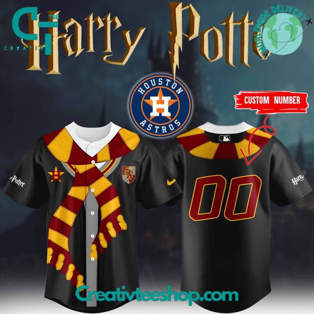 Houston Astros x Harry Potter 2025 Personalized Baseball Jersey