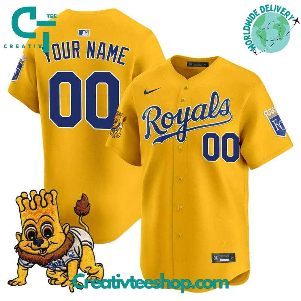 Kansas City Royals “Sluggerrr” Personalized Baseball Jersey