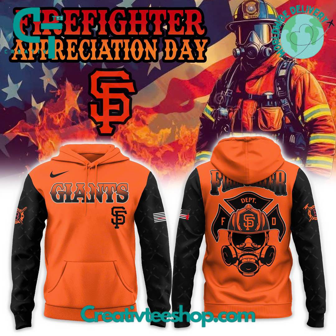San Francisco Giants Firefighter Appreciation Day Special Hoodie