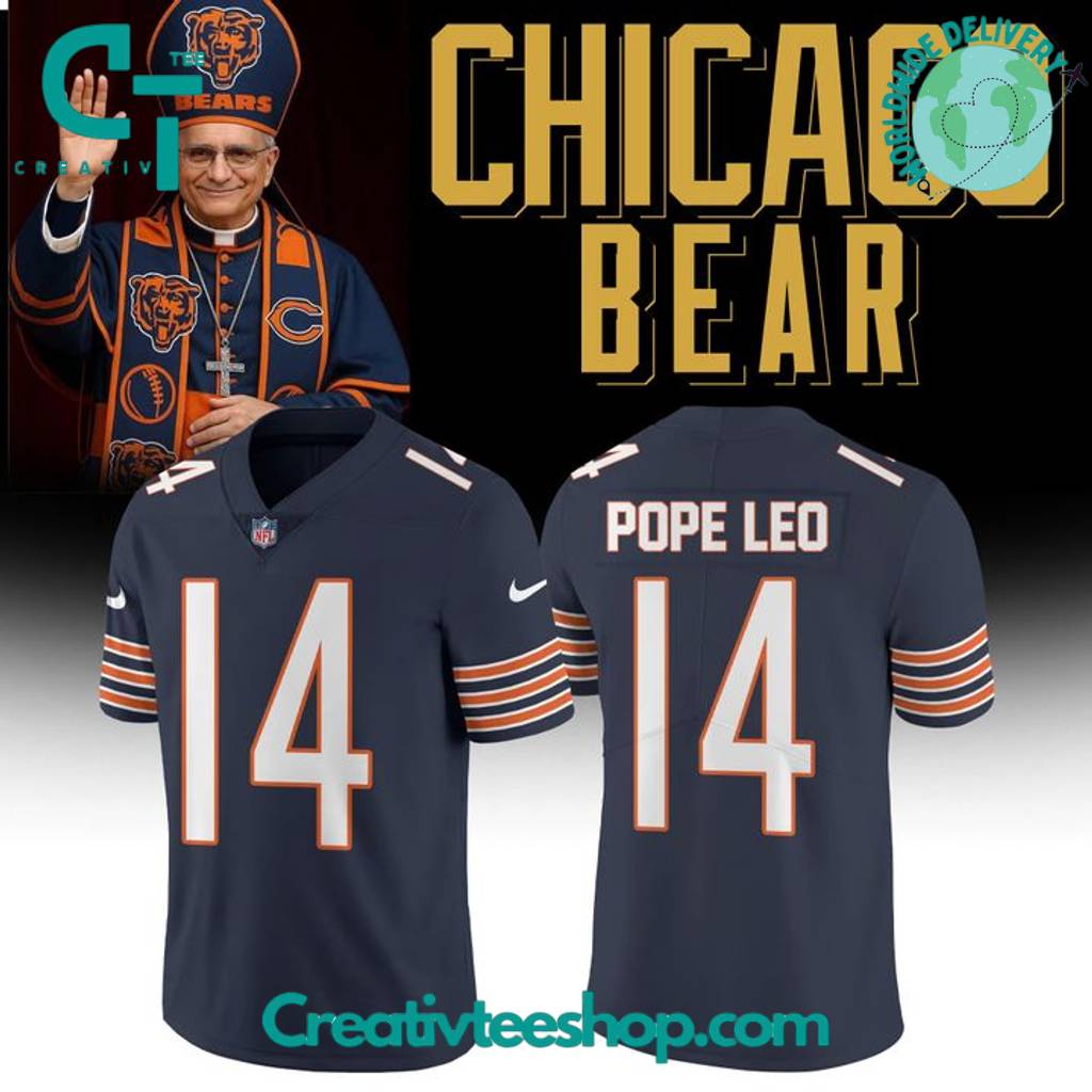 Chicago Bears x Pope Leo XIV Limited Edition Football Jersey