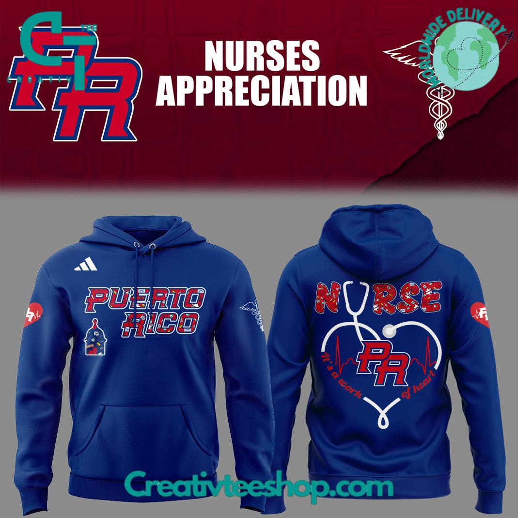 Puerto Rico Baseball Nurse Appreciation Special Hoodie