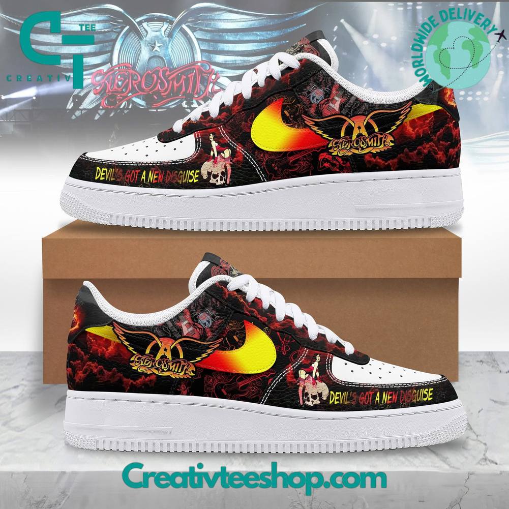 Aerosmith “Devil’s got a new Disguise” Special Air Force 1 Sneaker