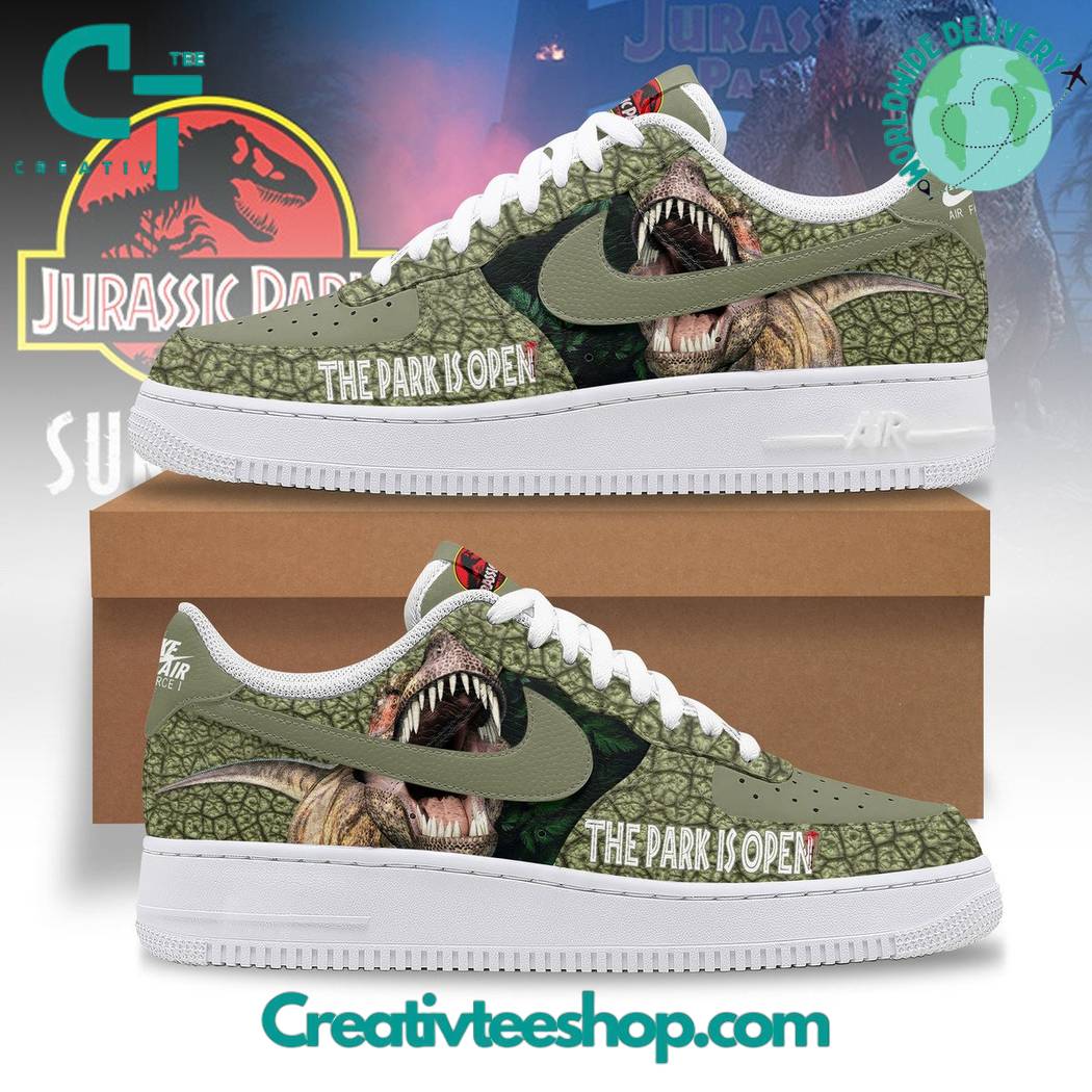 Jurassic Park “The Park is Open” Special Air Force 1 Sneaker