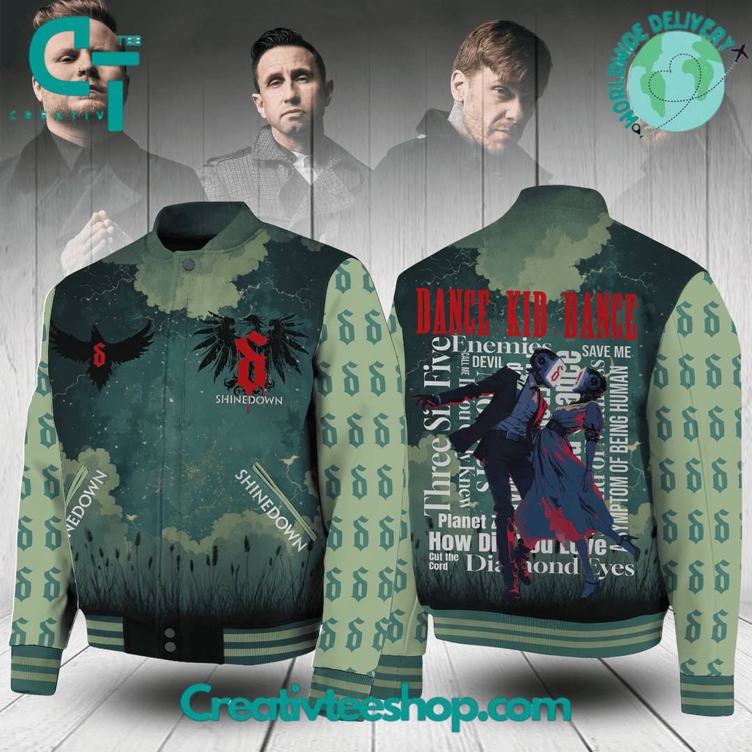 Shinedown “Dance Kid Dance” Special Baseball Jacket