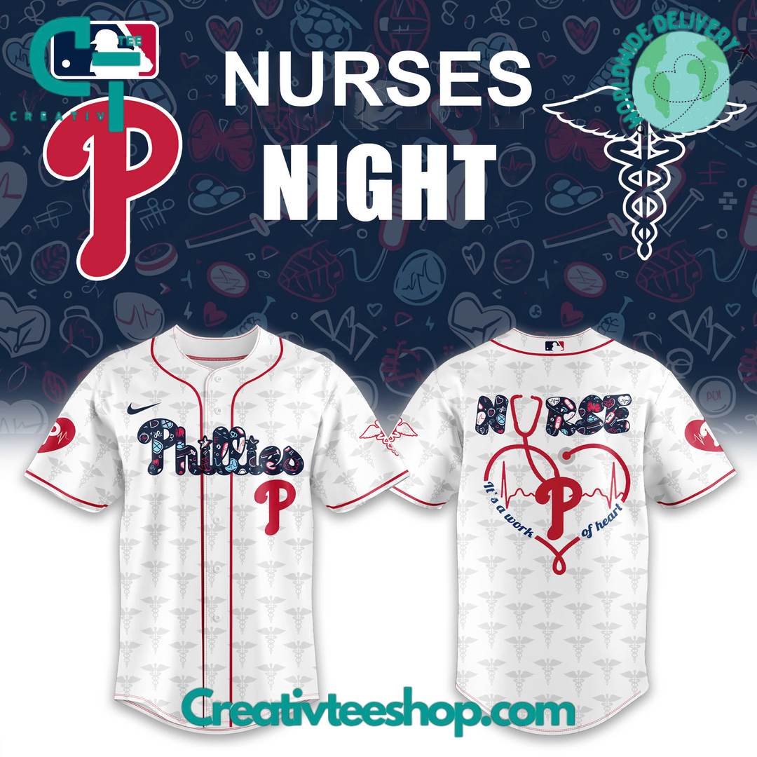 Philadelphia Phillies x Nurses Night Special Baseball Jersey