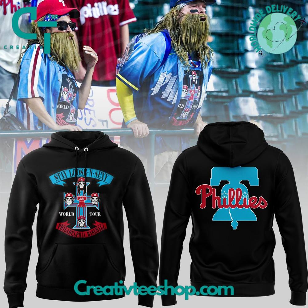 Philadelphia Phillies x Guns n Roses ‘Stay Loose Sexy’ Special Hoodie