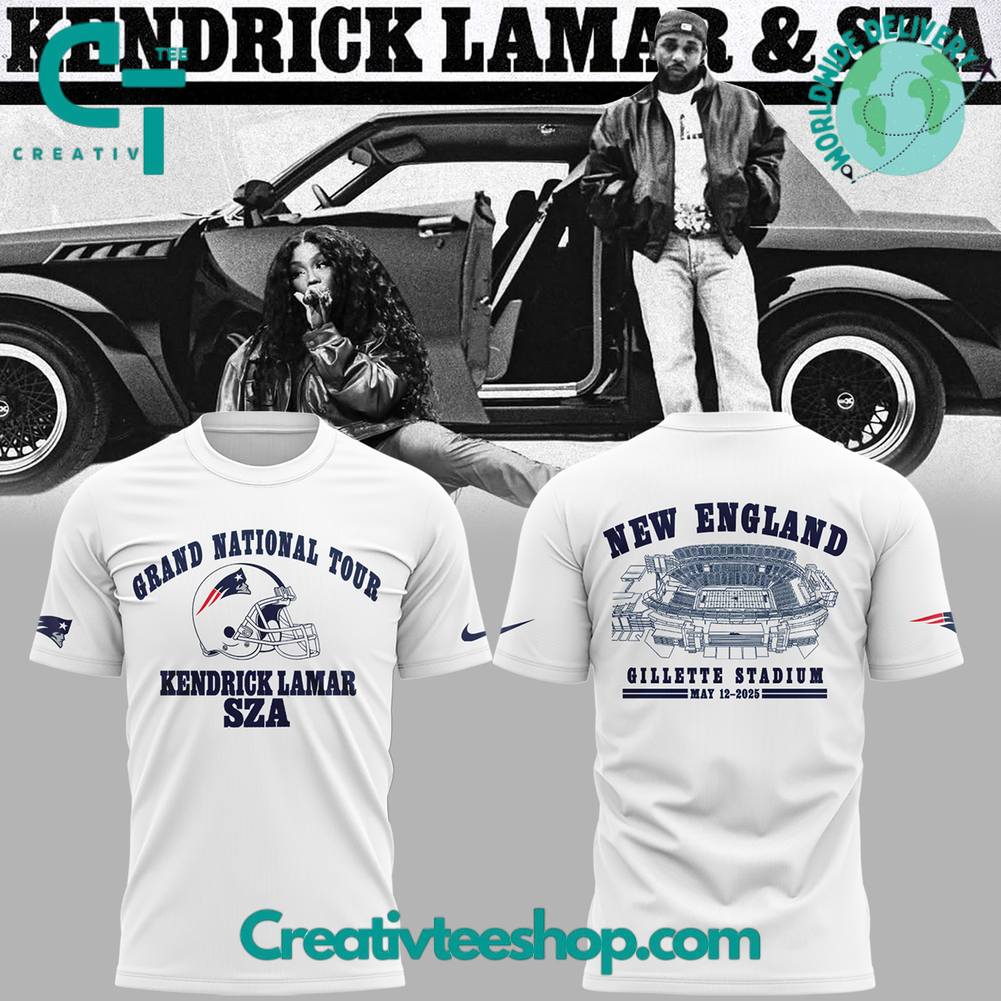 New England Patriots x Kendrick Lamar x SZA Grand National Tour Special Tee