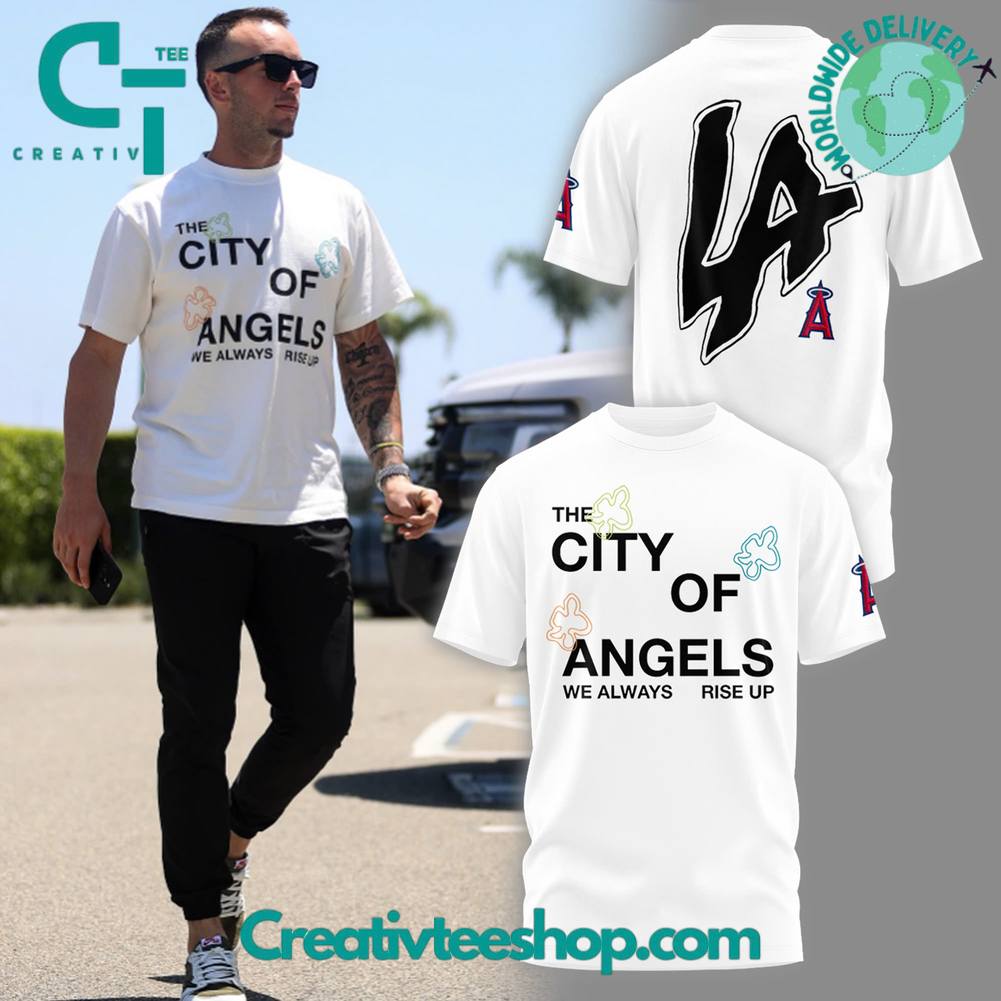 Los Angeles Angels ‘The city of Angel’ Special White Tee
