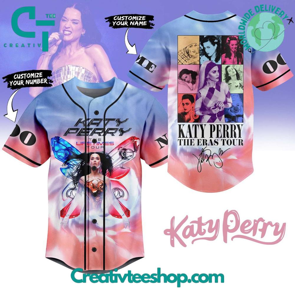 Katy Perry The Eras Tour Personalized Baseball Jersey