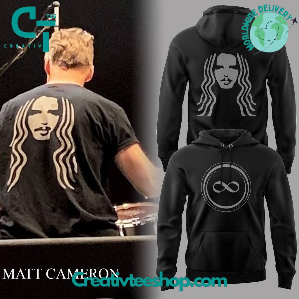 Pearl Jam “Dark Matter Tour” x Matt Cameron Special Black Hoodie