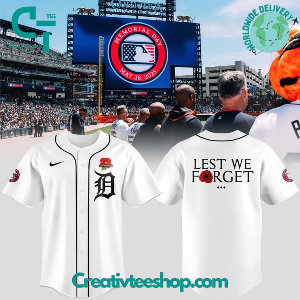 Detroit Tigers Memorial Day Special Edition Baseball Jersey
