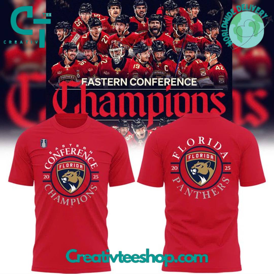 Florida Panthers 2025 Eastern Conference Champs Special Tee