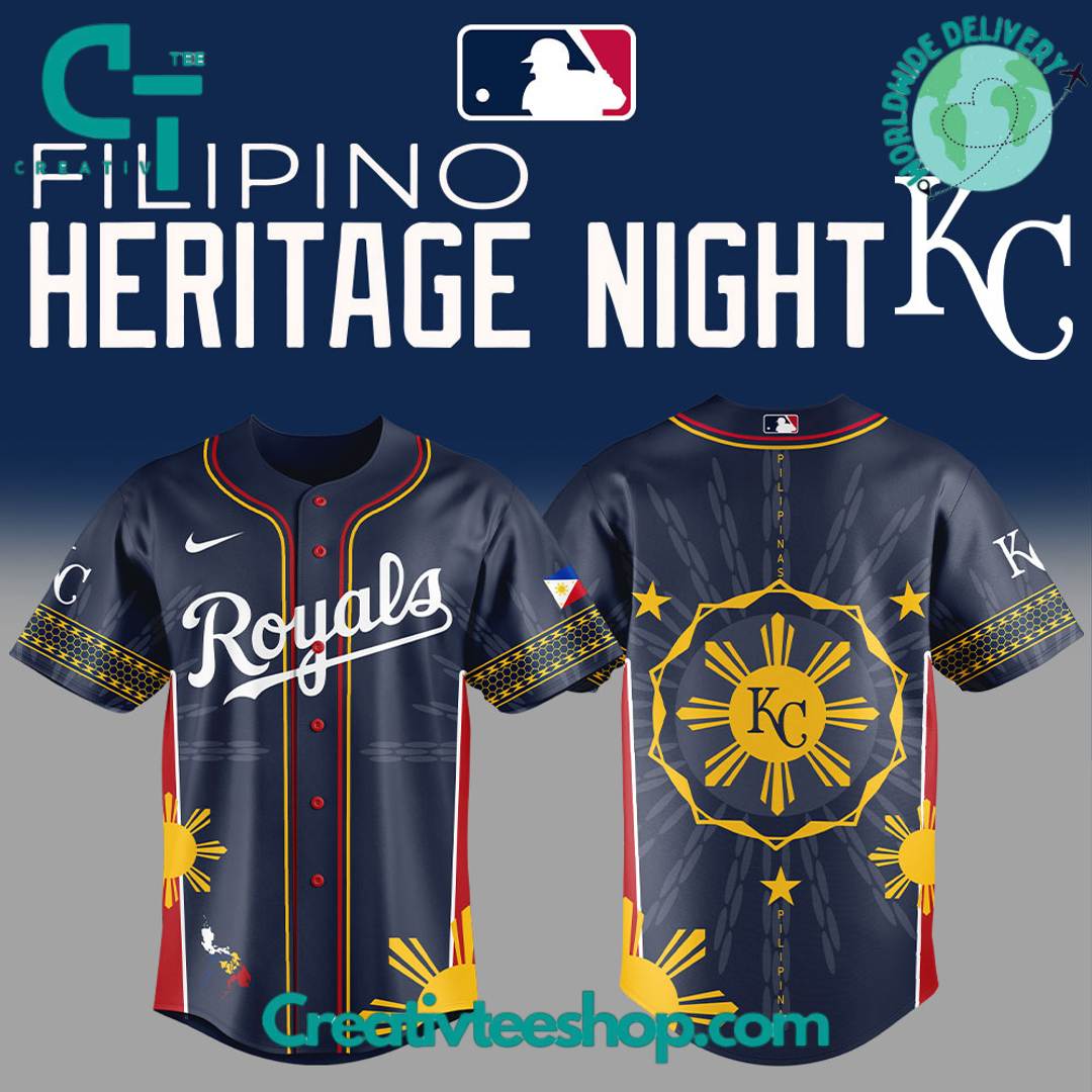 Kansas City Royals Filipino Heritage Night Special Baseball Jersey