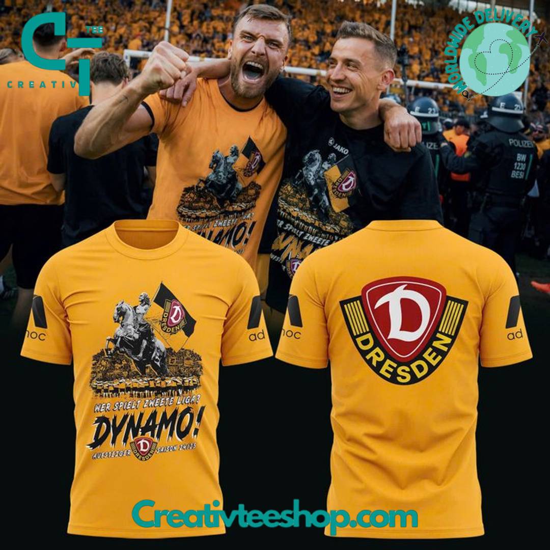 SG Dynamo Dresden Special Yellow Tee