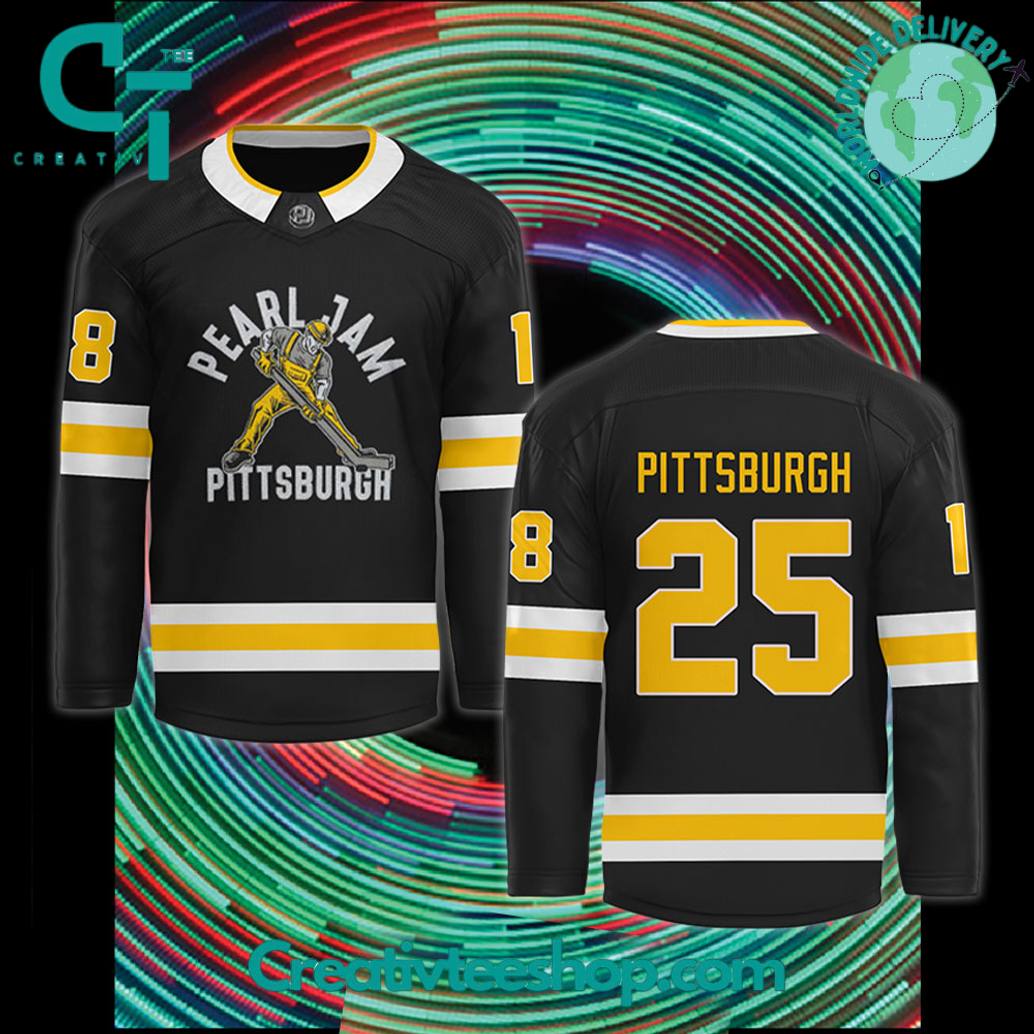 Pittsburgh Penguins x Pearl Jam Dark Matter Tour Special Hockey Jersey