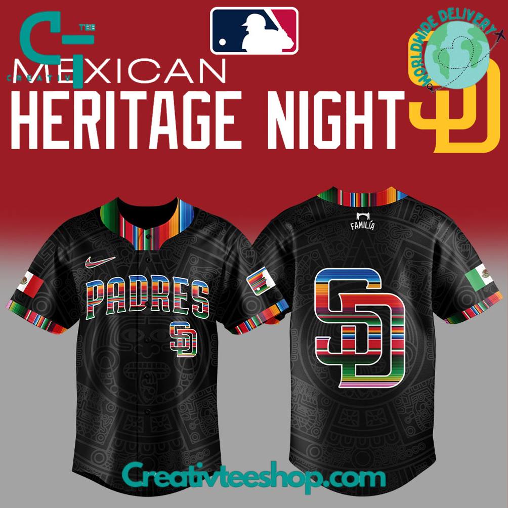 San Diego Padres Mexican Heritage Night Jersey 2025 Special Baseball Jersey