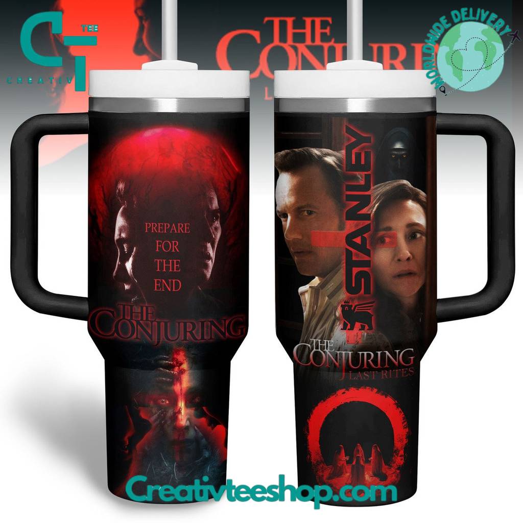 The Conjuring “Prepare for The End” Special Tumbler 40oz with Handle