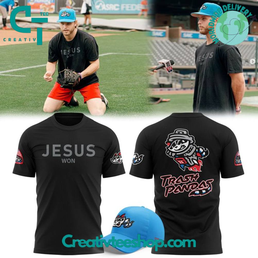 Rocket City Trash Pandas x Jesus Won Special Tee