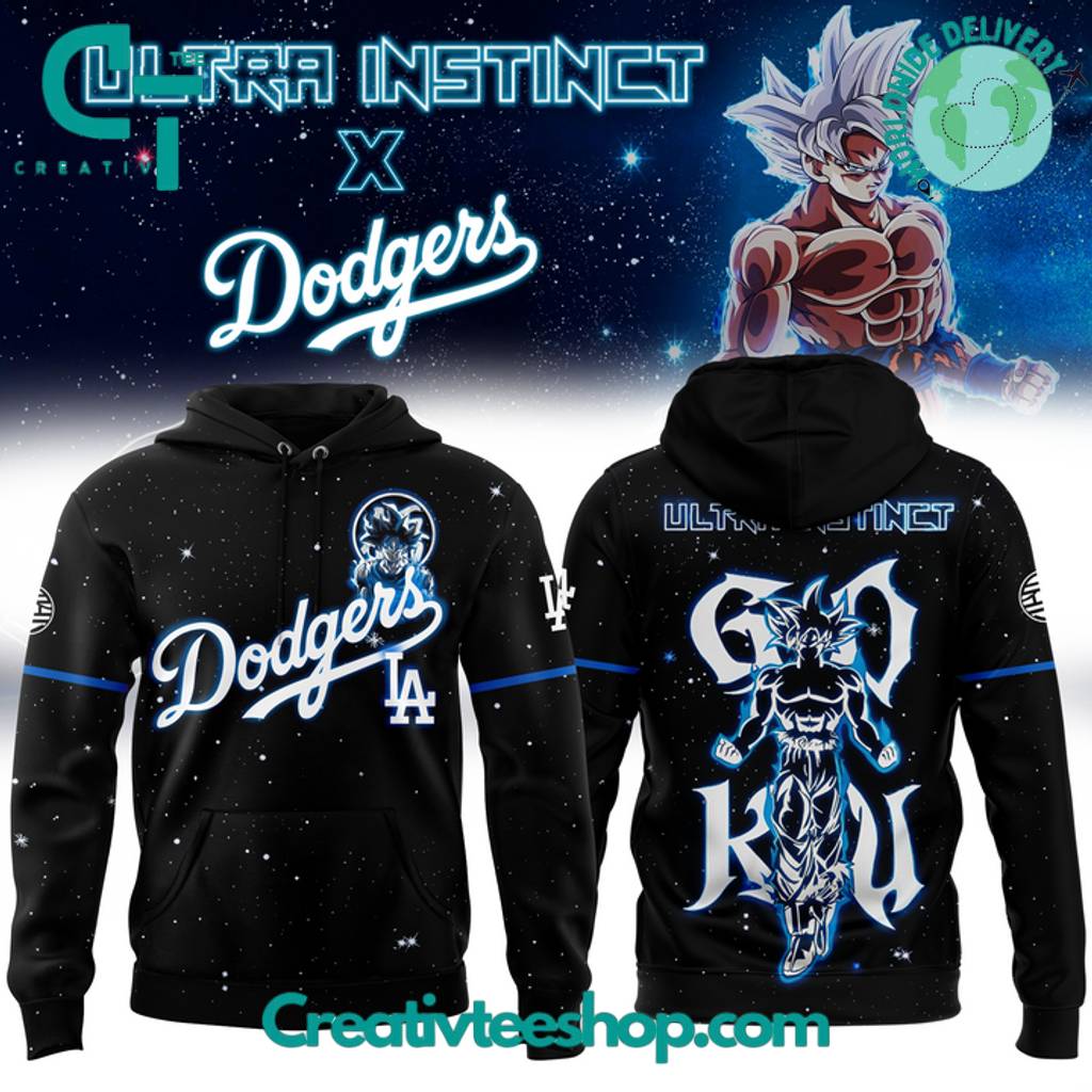 Los Angeles Dodgers x Goku Ultra Instinct Limited Edition Hoodie