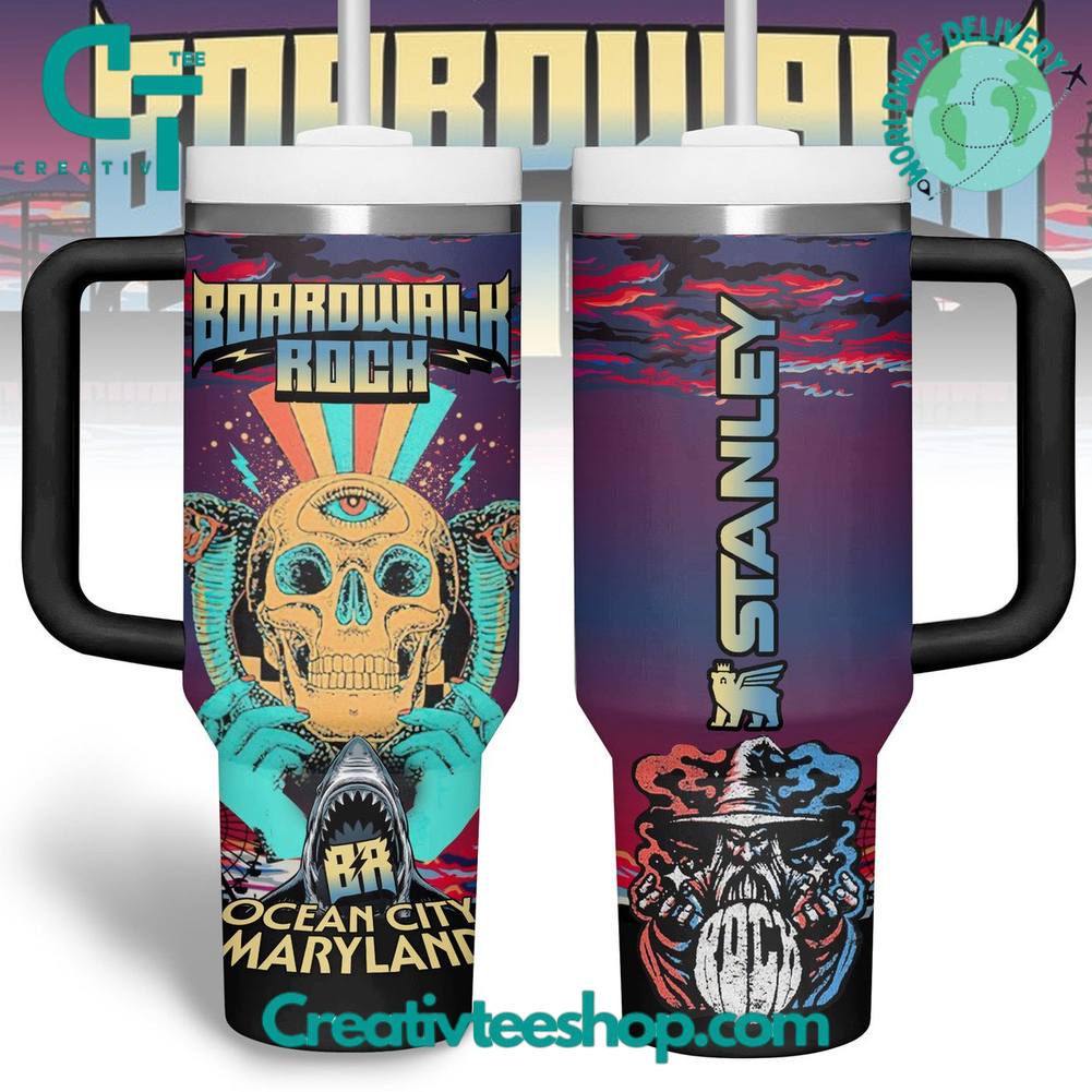Boardwalk Rock Special Tumbler 40oz with Handle