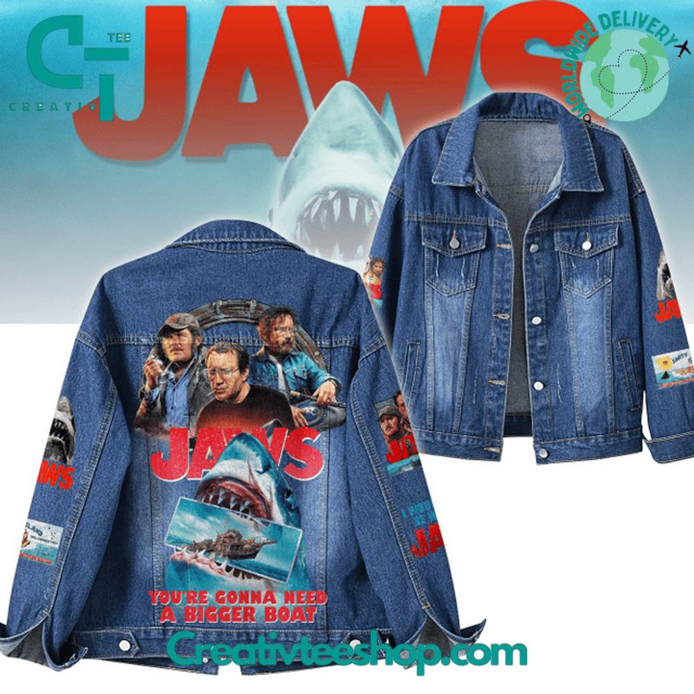 Jaws Movie Special Denim Jacket